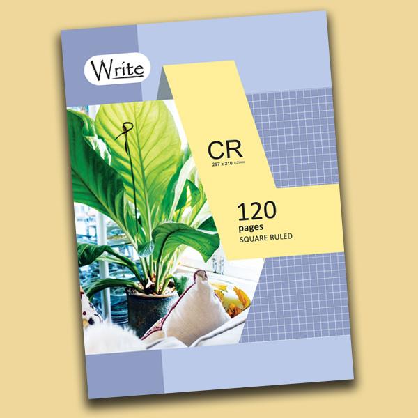 Write CR Book Square Rule 120 Pages