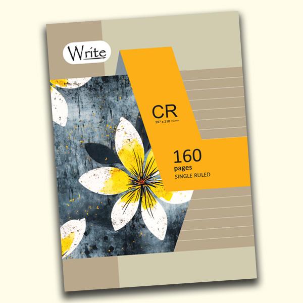 Write CR Book Single Rule 160 Pages