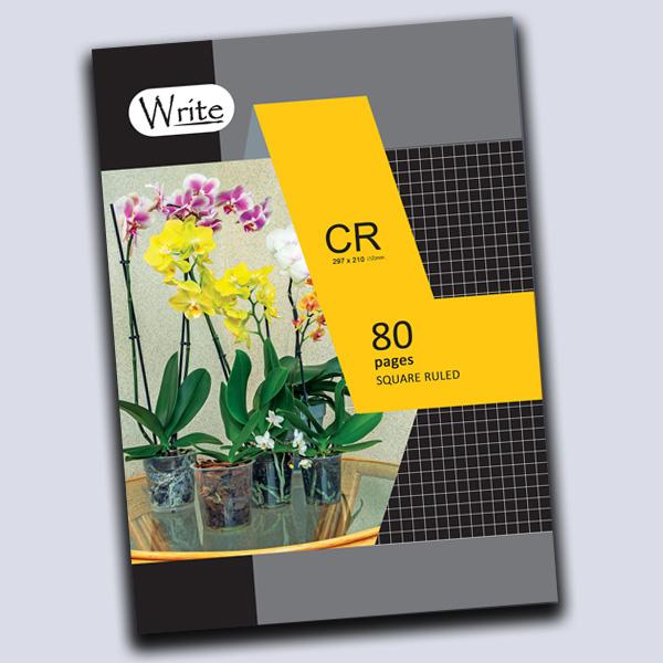 Write CR Book Square Rule 80 Pages