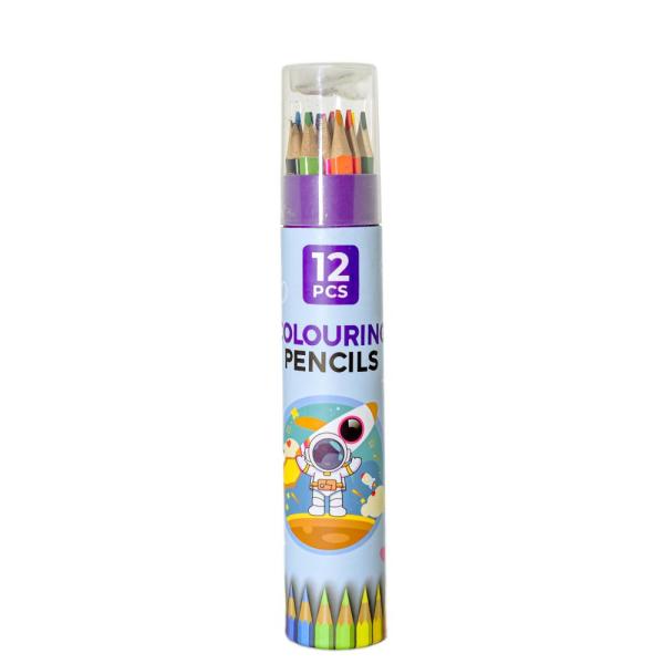 12 Colour Pencil with Sharpner